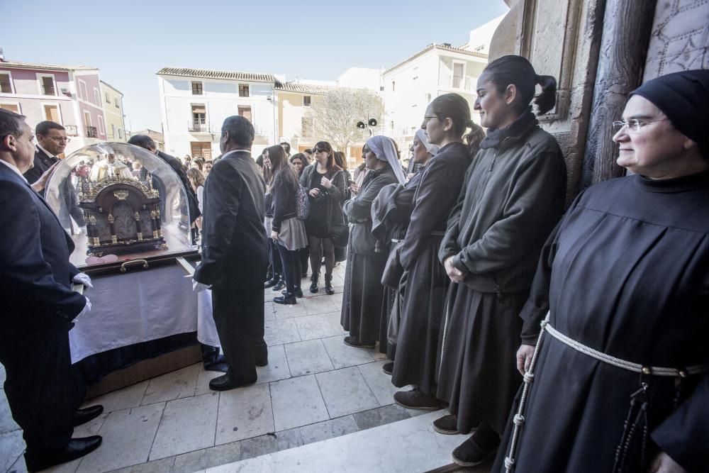 Las reliquias de Santa Teresa del Niño Jesús ya están en el monasterio de Santa Faz.