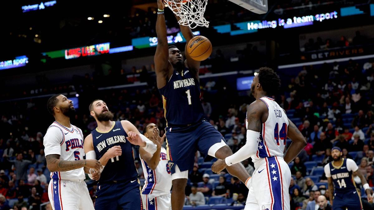 Zion Williamson, by New Orleans Pelican.