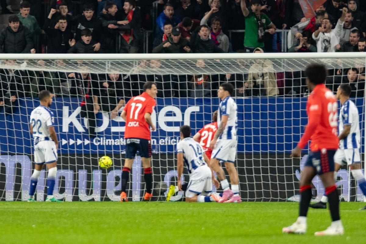 El Levante UD en su derrota en el Sadar ante el Osasuna este 8 de diciembre