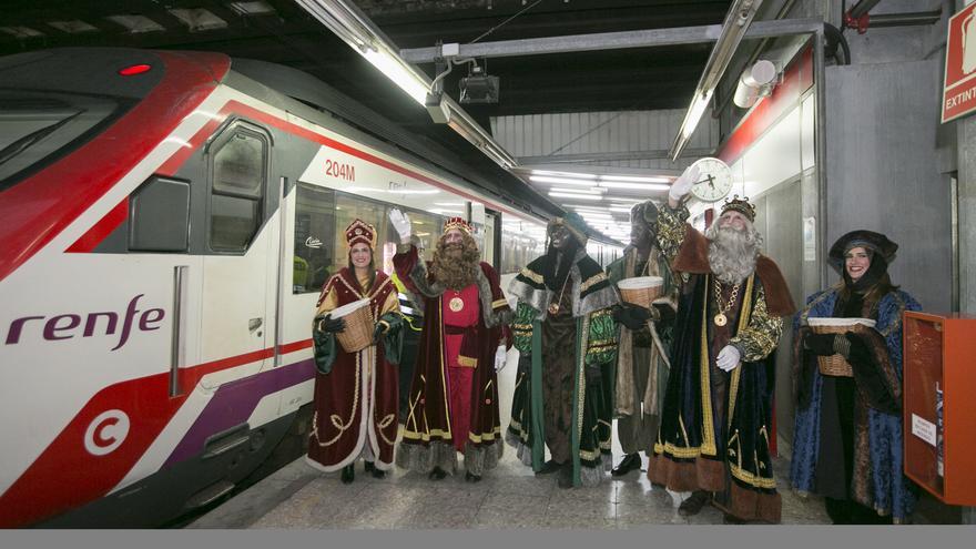 Los Reyes Magos llegarán a Gandia en tren