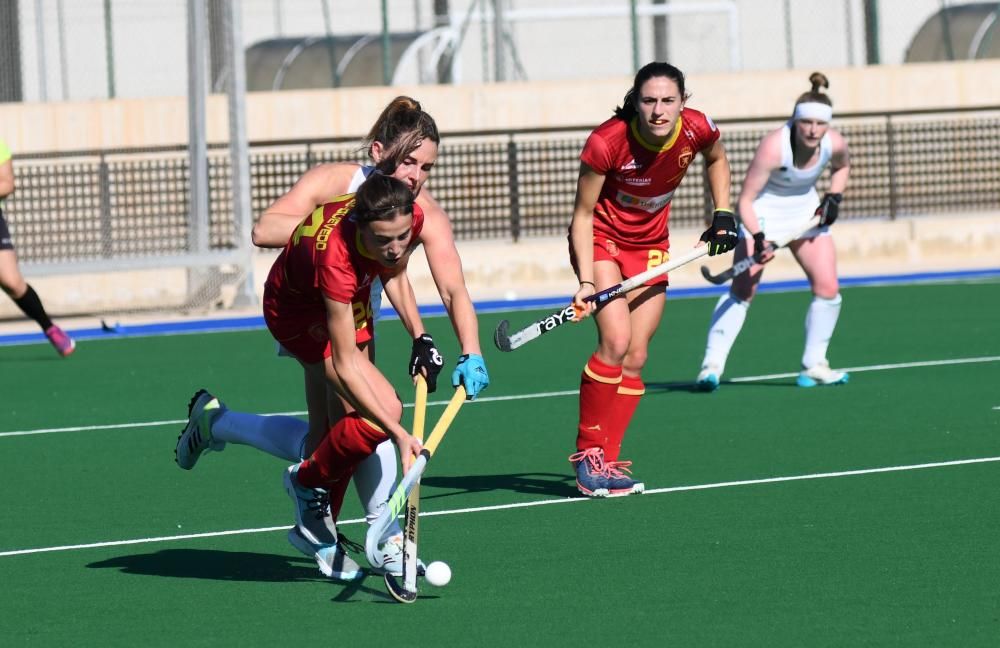 Selección española femenina de hockey en Murcia