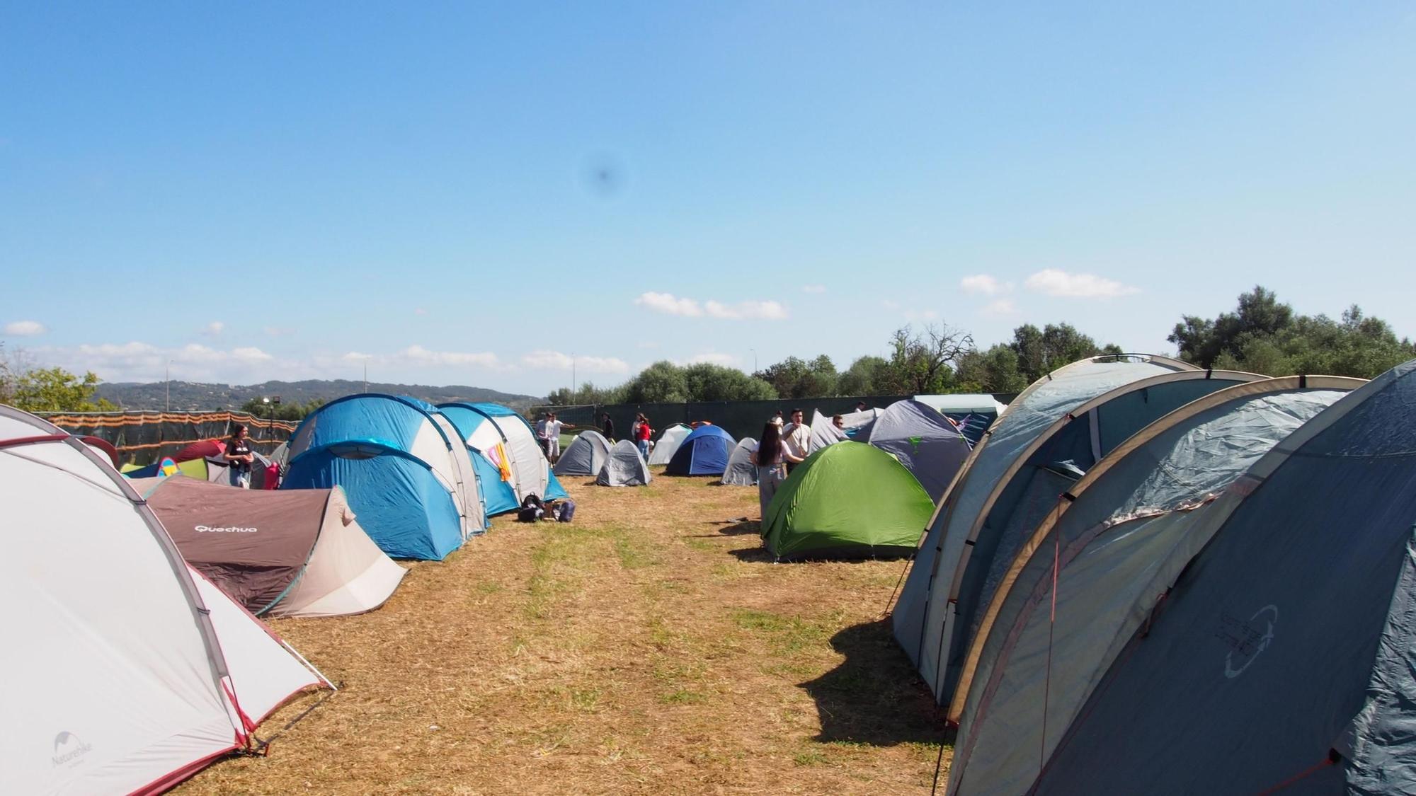 Las imágenes del Acampallengua