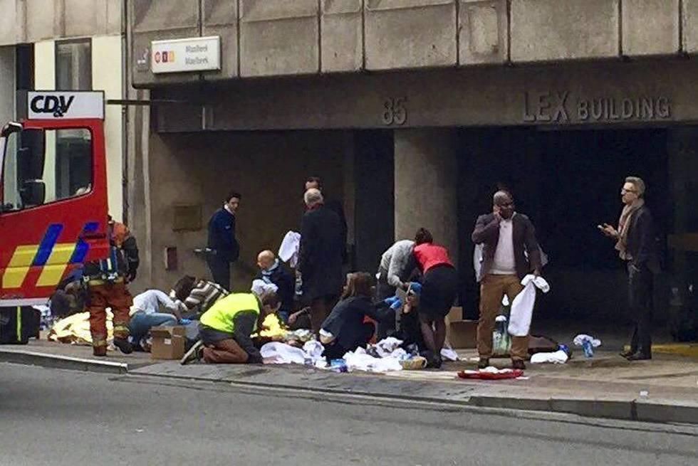 Cadena de atentados en Bruselas