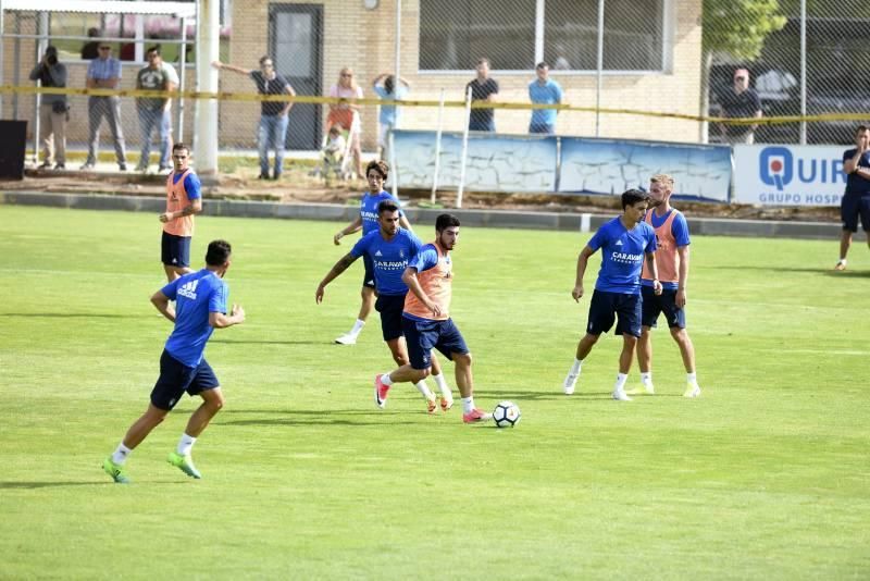 Primer entrenamiento del Real Zaragoza