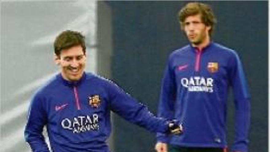 Messi ha completat els dos últims entrenaments sense dificultats