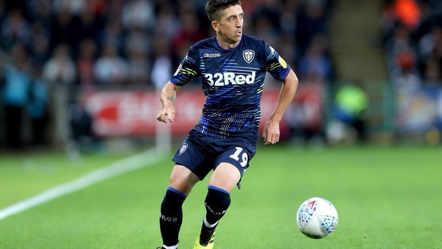 Pablo Hernández, durante un encuentro con el Leeds United.