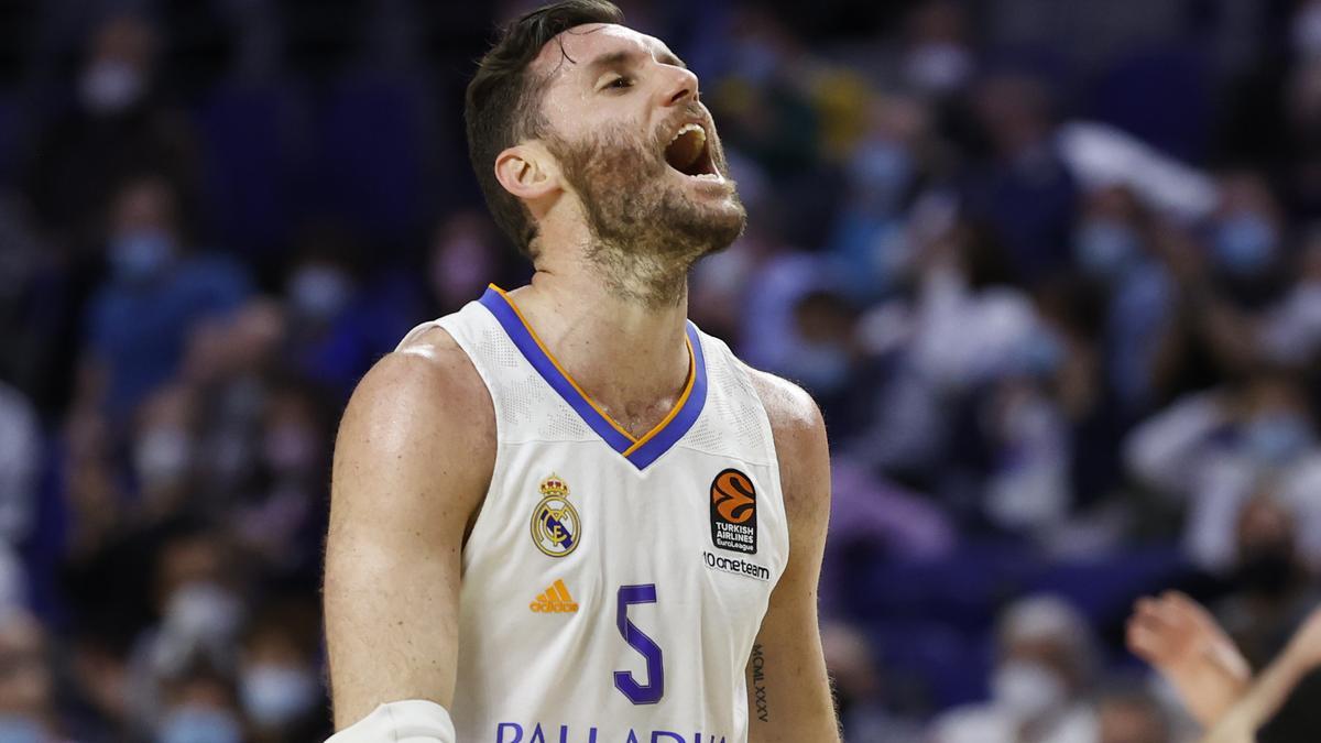 Rudy da aire al Real Madrid y lo mete en playoffs.