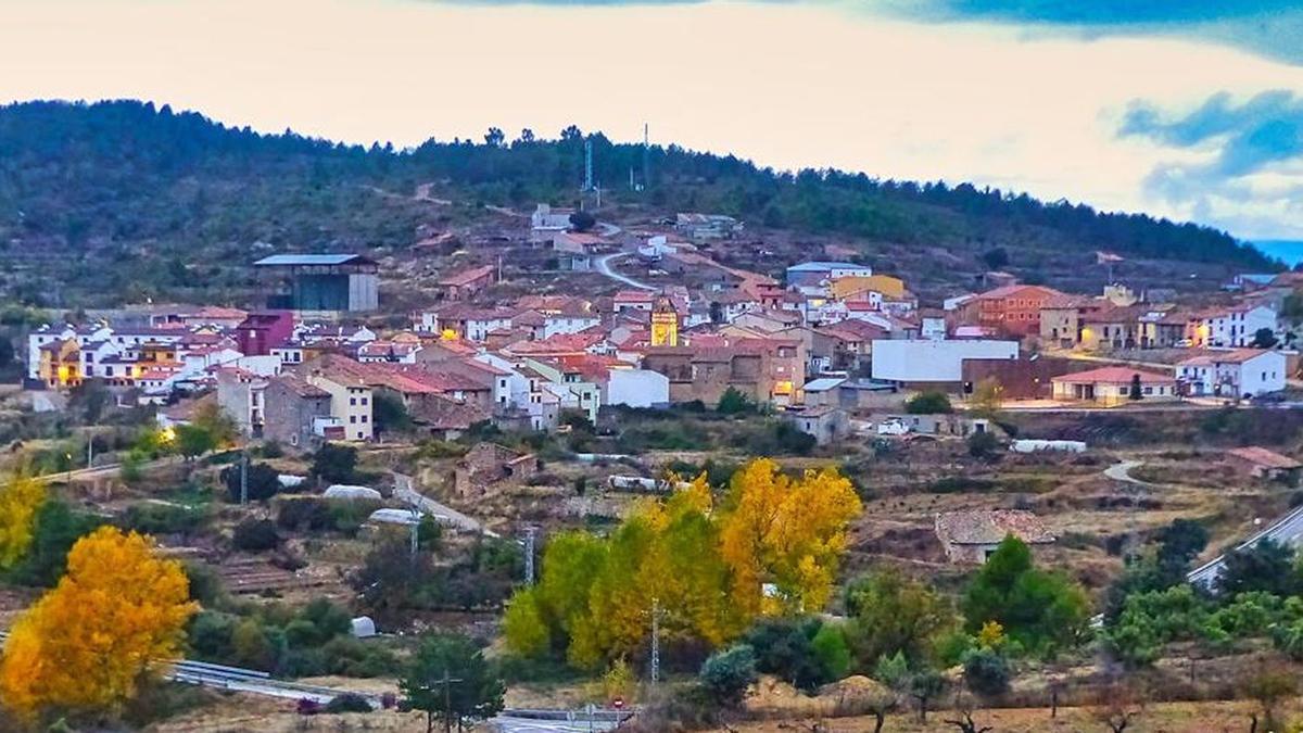 Panorámica de Villanueva de Viver.