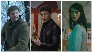 Pedro Pascal en la serie ’The last of us’, Jaime Lorente en ’Cristo y Rey’ y Milena Smit en ’La chica de nieve’.