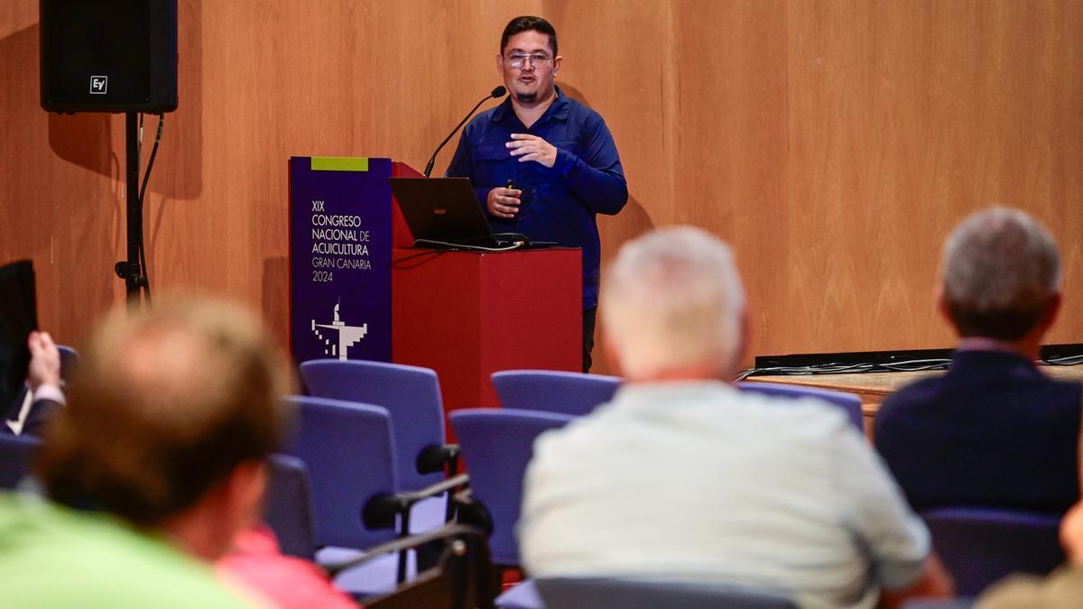Darío Basopo Escalante, biólogo y director de producción de Ecobiofarms Fuerteventura, S.L.