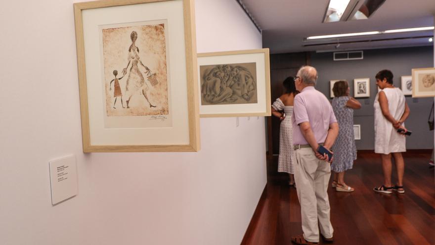 El Mubag descubre dibujos inéditos del artista alcoyano Miguel Abad Miró