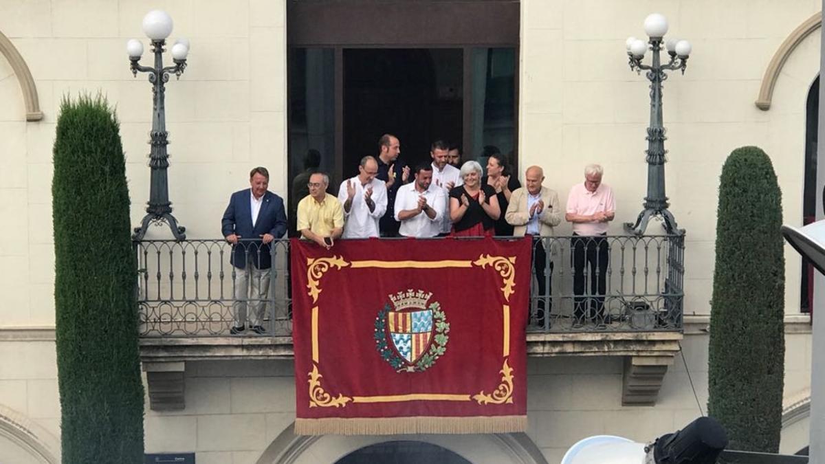 Inauguración de la fiesta mayor de Badalona.