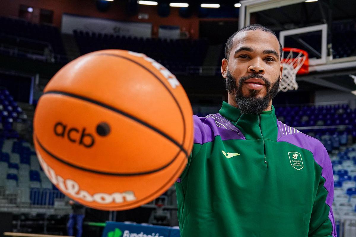 Justin Cobbs, en su presentación con el Unicaja.
