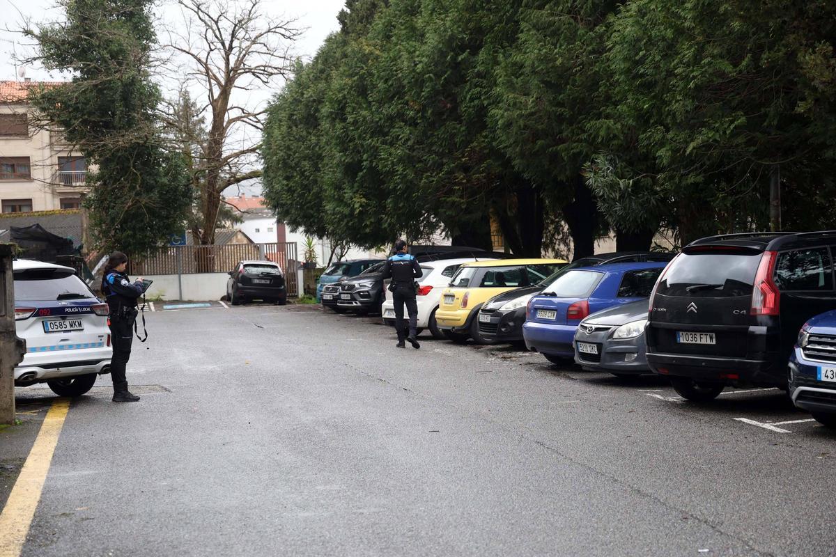 Efectivos de la Policía Local de Vilagarcía.