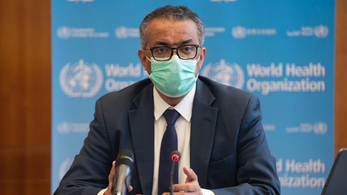 El director general de la OMS, Tedros Adhanom Ghebreyesus.