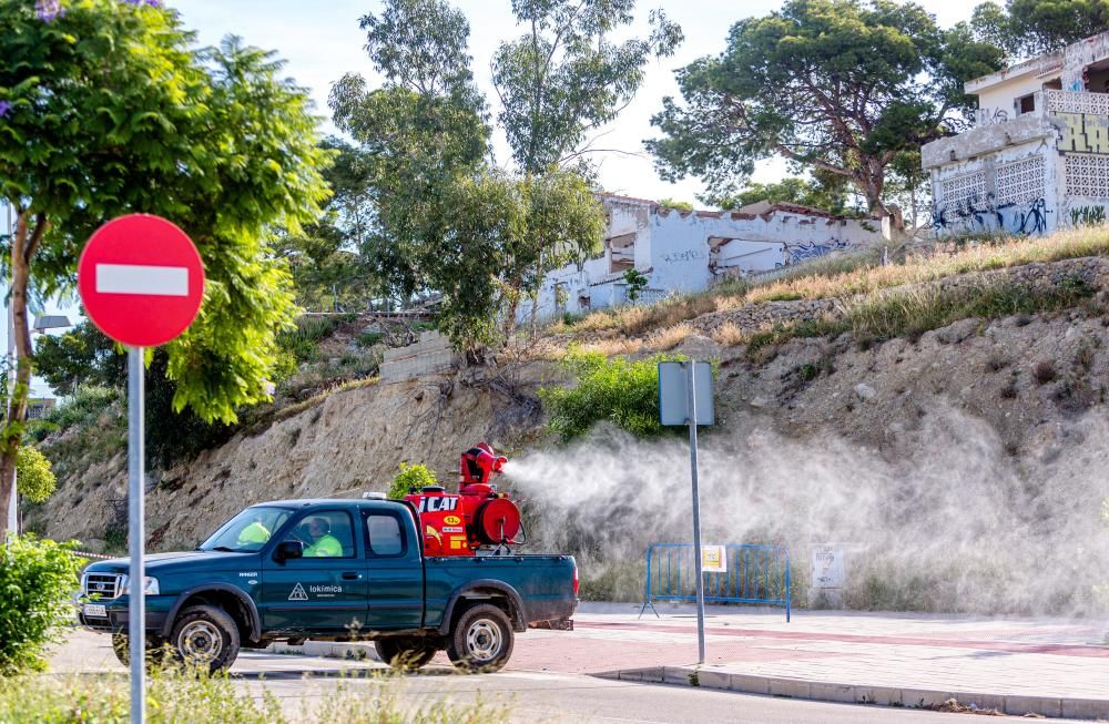 Comienzan las labores de fumigación sobre el foco de fiebre Q en La Vila