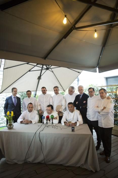 Restaurantes de Fomento de la Cocina Asturiana en rueda de prensa