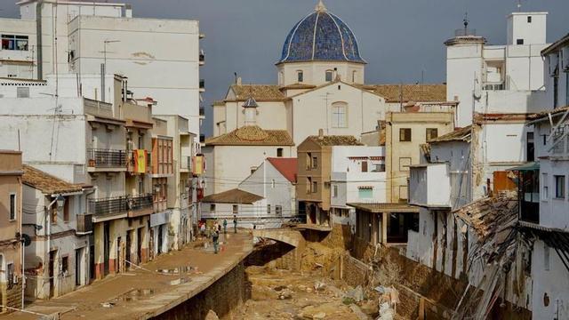 Estragos de la dana en Chiva, ciudad atravesada por el barranco