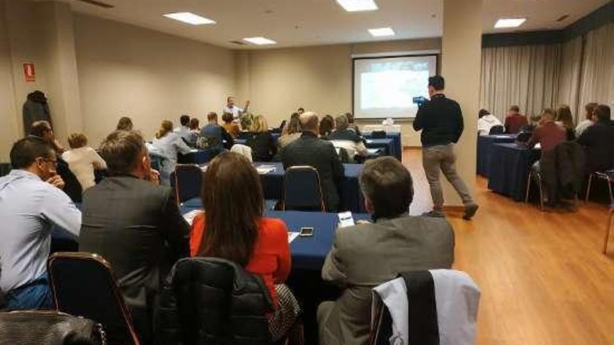 Un momento de la presentación en el Círculo de Empresarios. // FdV