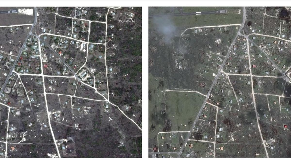 El Caribe, antes y después del paso devastador del huracán 'Irma'