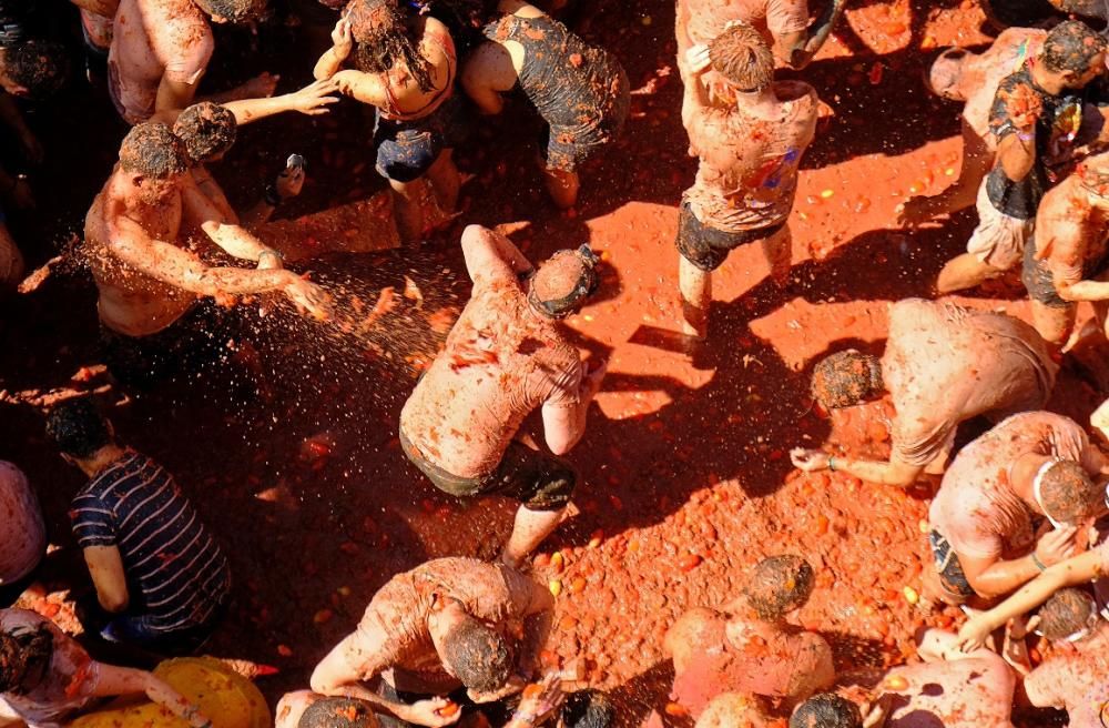 Les millors imatges de la Tomatina 2019