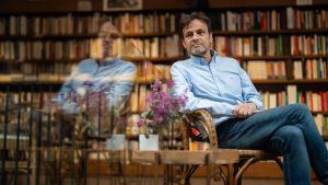 Jaume Asens, durante la entrevista con EL PERIÓDICO