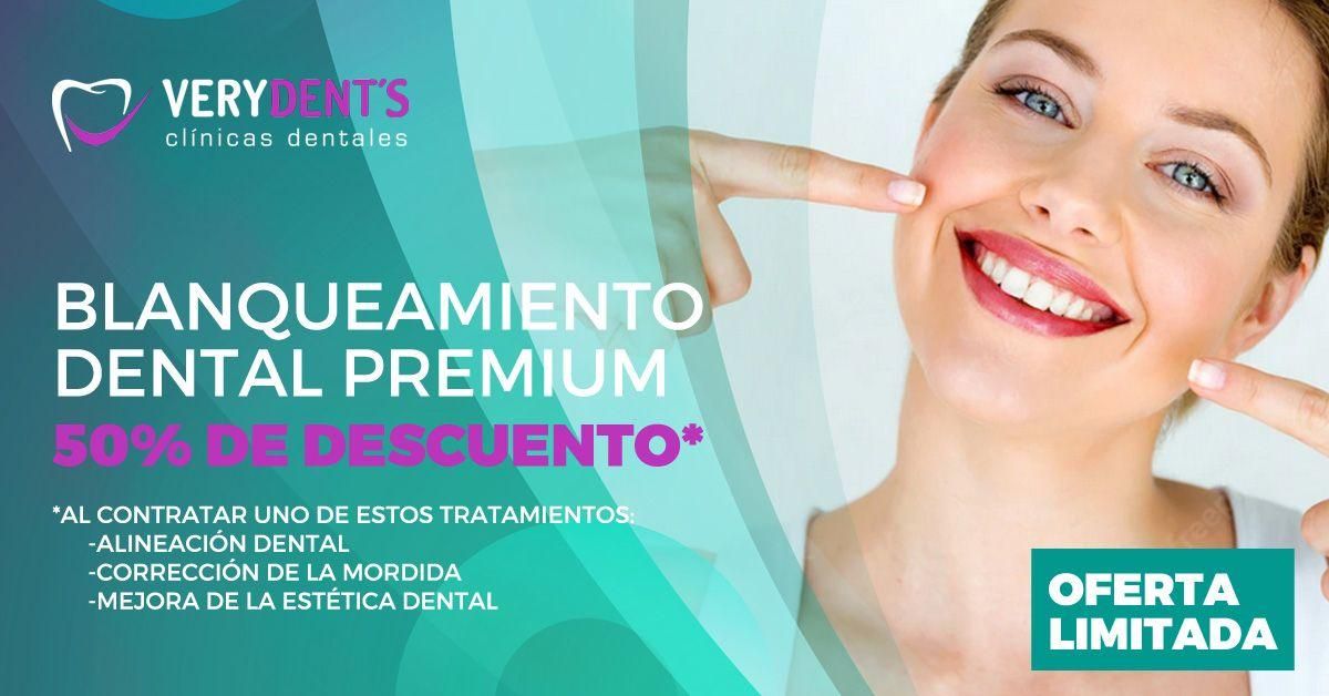 Blanqueamiento dental premium.