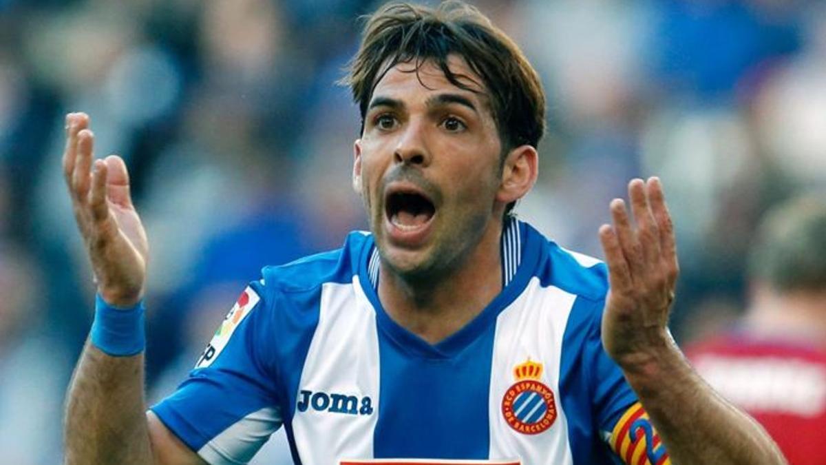 Víctor Sánchez, centrocampista del Espanyol