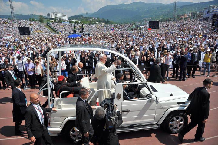 El Papa visita Sarajevo