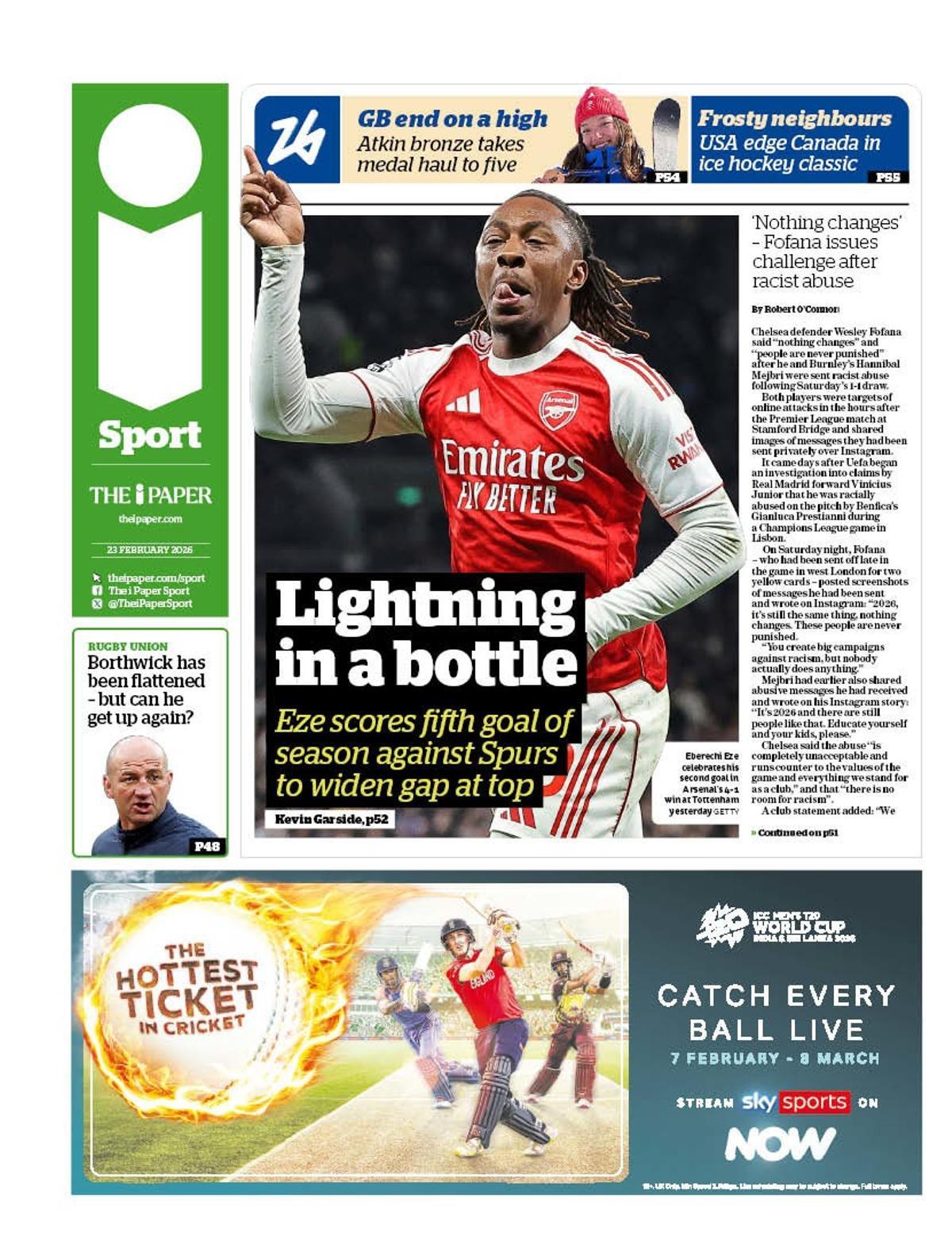 Estas son las portadas de la prensa deportiva de hoy