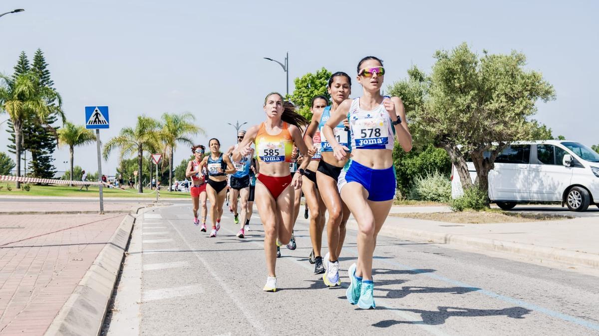 Cristian Juan, durante el Campeonato de España de 5 Kilómetros en ruta, celebrado en Paterna