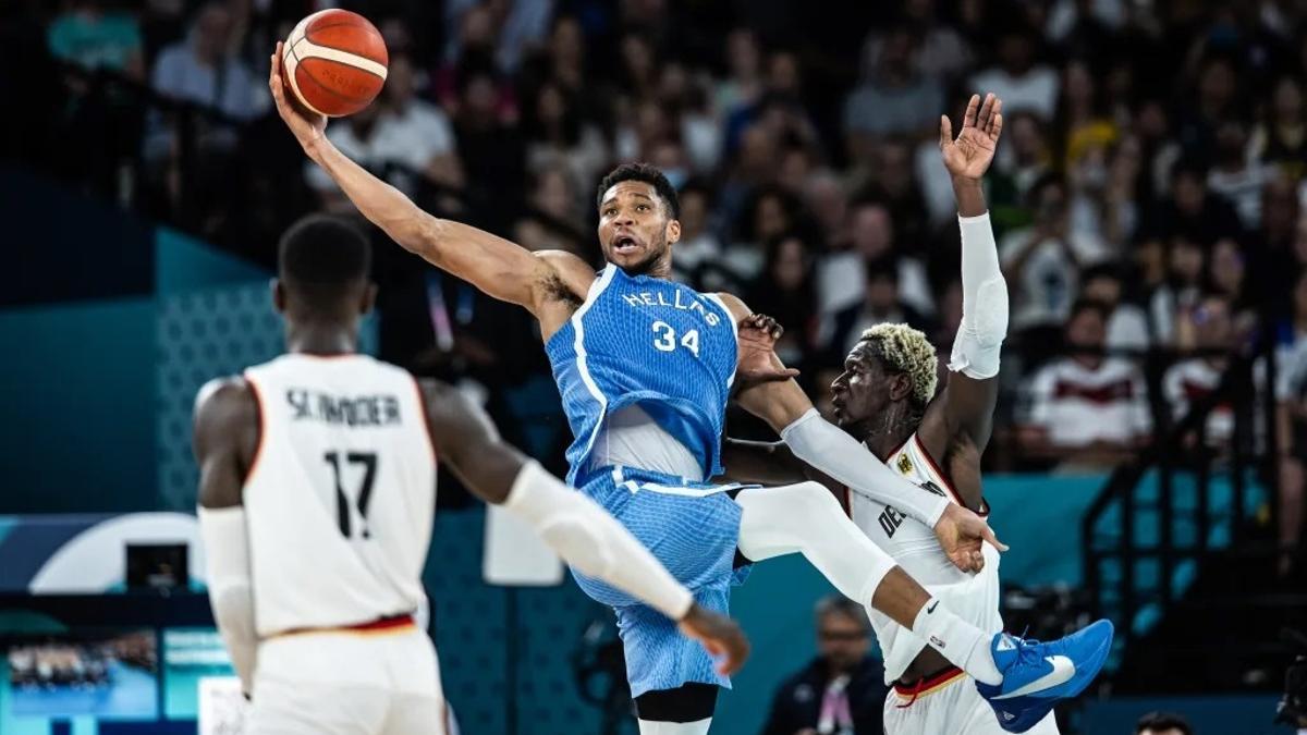 Antetokounmpo aportó 22 puntos para Grecia pero no fue suficiente