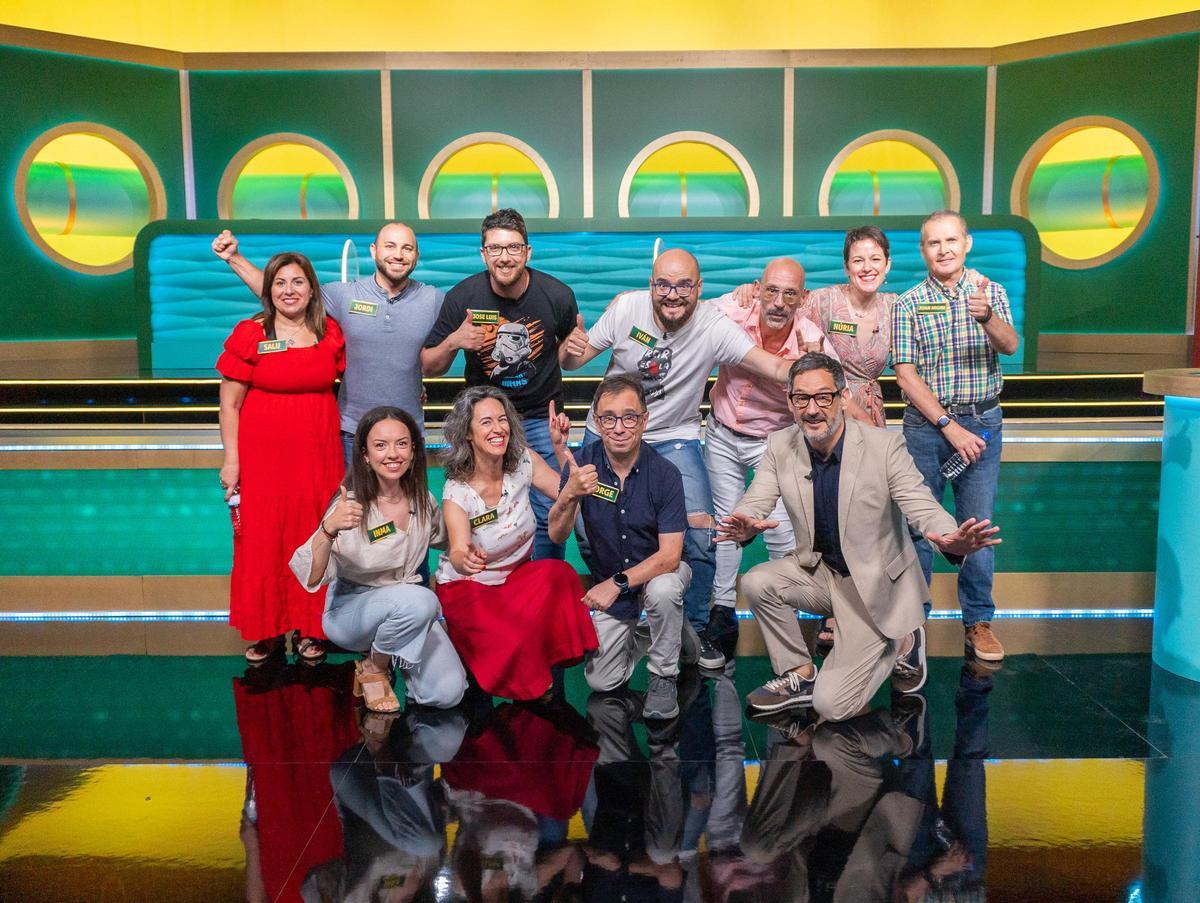 Los primeros concursantes de 'A la saca'.