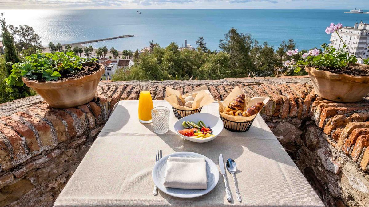 Las vistas del restaurante Hotel Soho Boutique El Castillo