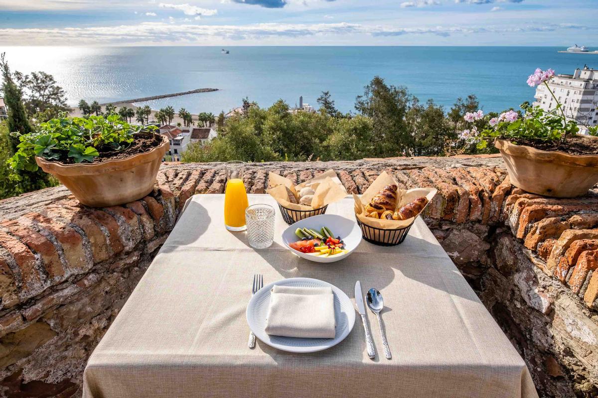 Las vistas del restaurante Hotel Soho Boutique El Castillo