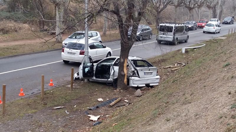 Accident al Passeig del Riu