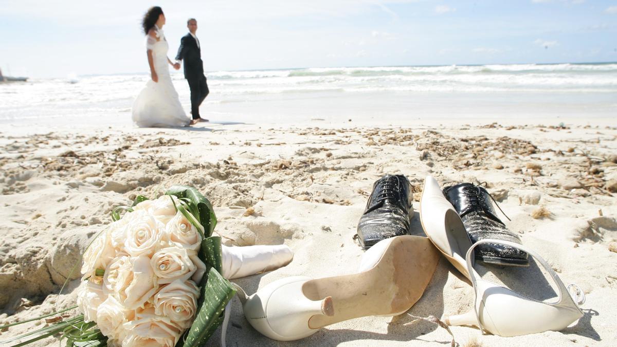 Eine Hochzeit am Strand auf Mallorca ist nur schwer umsetzbar.