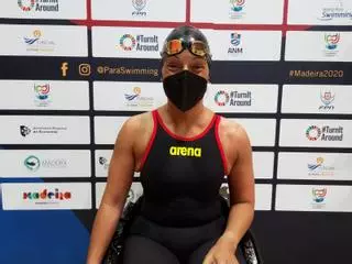 Teresa Perales consigue la plata en los 50 espalda, su medalla número 27