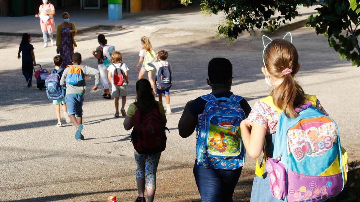 Inicio del curso escolar en Vigo, un año escolar marcado por la pandemia