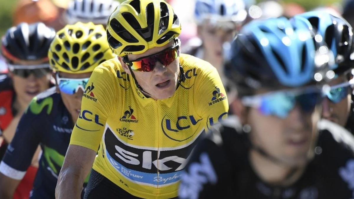 El ciclista británico Chris Froome durante el pasado Tour de Francia.