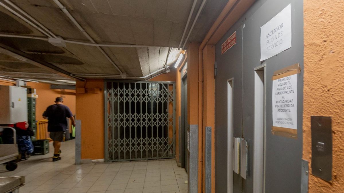 Montacargas y ascensores: el nuevo quebradero de cabeza del Mercado Central de Alicante
