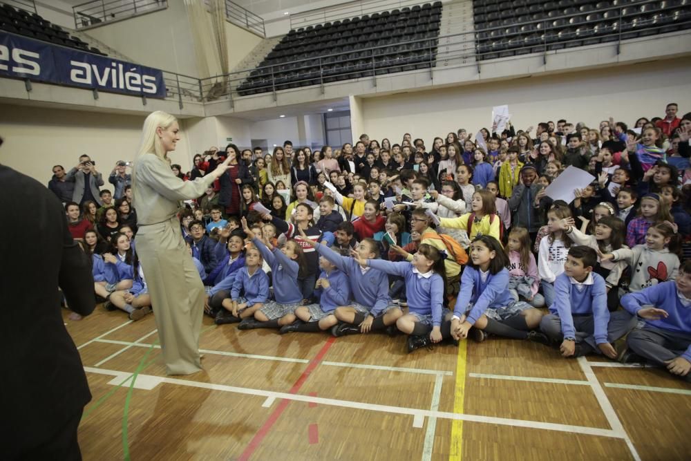 Premios Princesa de Asturias: Encuentro de Lindsey Vonn con estudiantes en Avilés