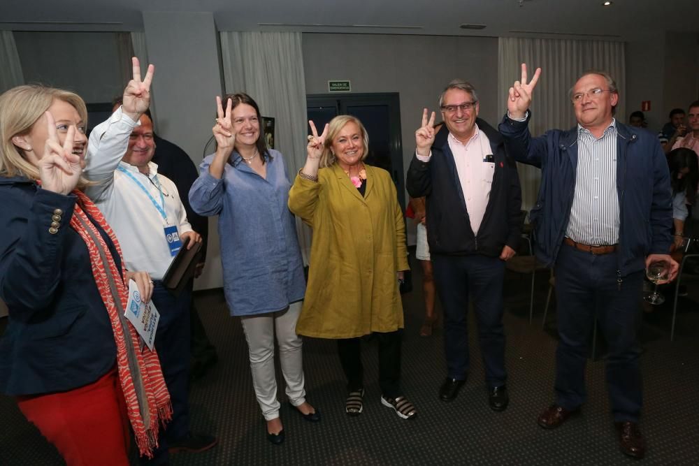 La coalición PP-Foro celebra los resultados electorales