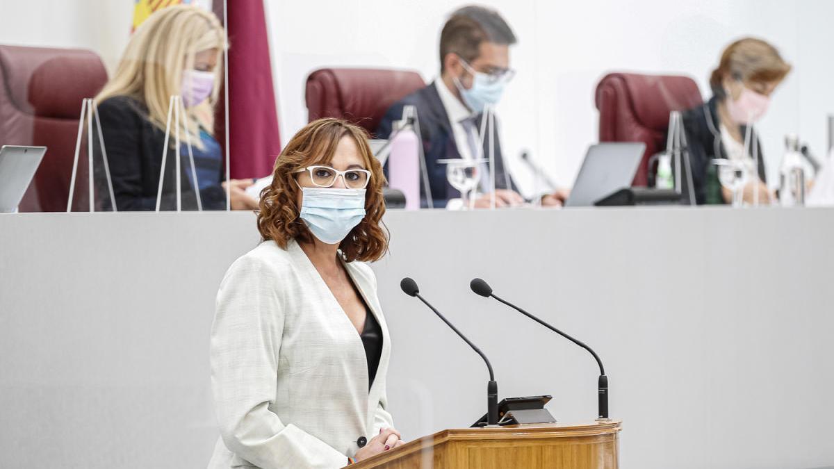 Isabel Franco, en la Asamblea.