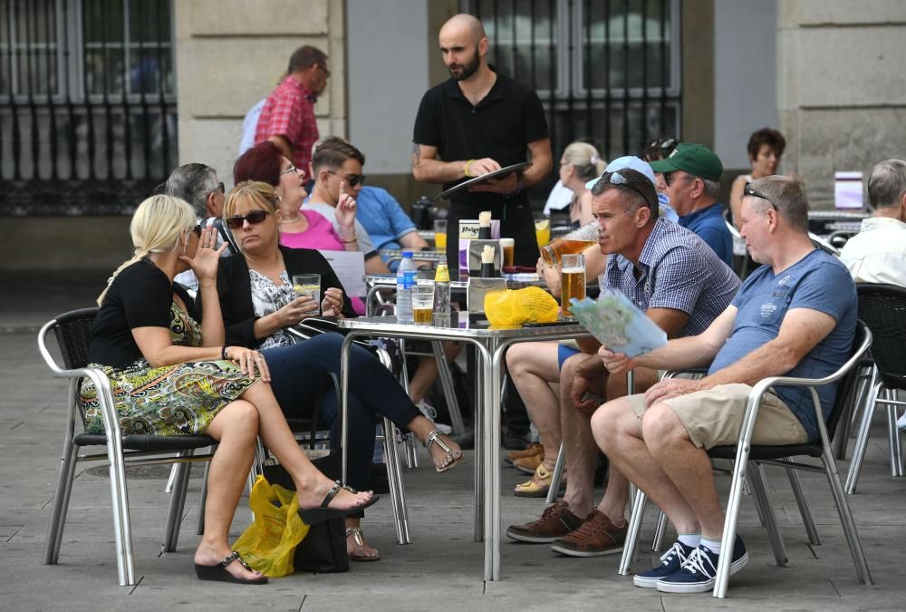 9.000 cruceristas desembarcan en A Coruña