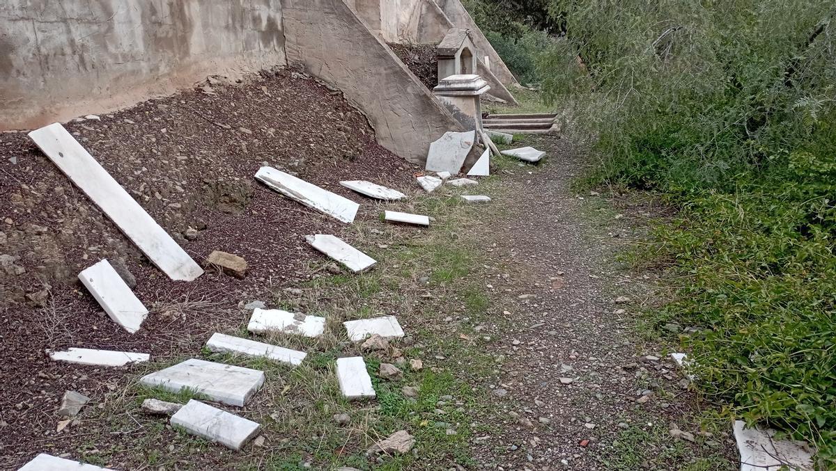 Otra vista de la parte alta del Cementerio Inglés.