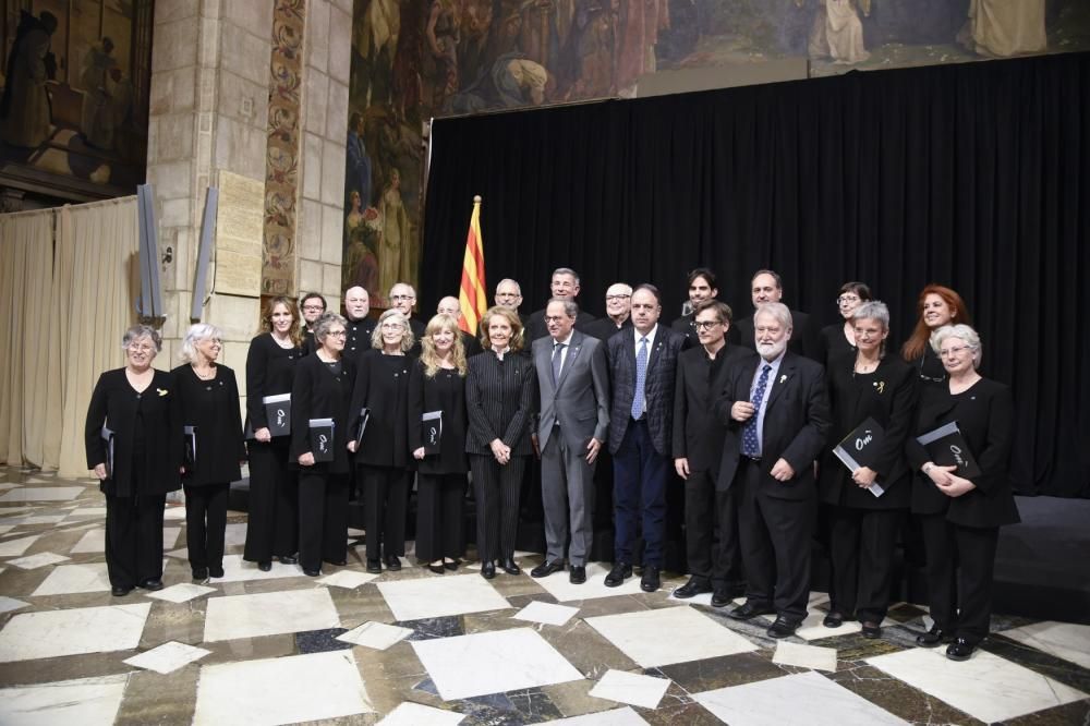 Solemnitat i orgull manresà en l'acte a Palau per