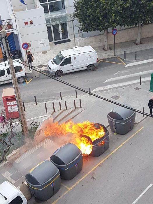 Incendio en el centro de Ibiza