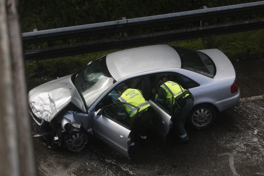 Accidente en la variante a la altura de Los Canapes