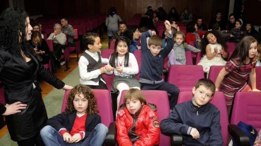 Participantes en el festival de cortos del programa celebrado la pasada semana.  // Bernabé/Javier Lalín